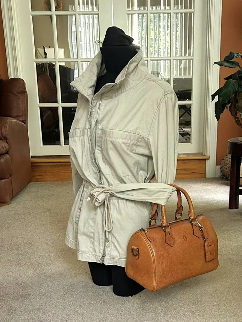 RALPH LAUREN Boston Bag, British Tan
